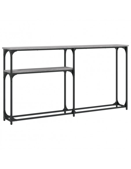 Tavolino Consolle Grigio Sonoma 145x22,5x75cm Legno Multistrato