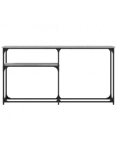 Tavolino Consolle Grigio Sonoma 145x22,5x75cm Legno Multistrato