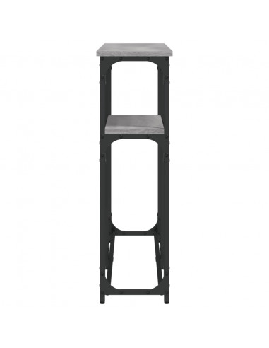 Tavolino Consolle Grigio Sonoma 145x22,5x75cm Legno Multistrato