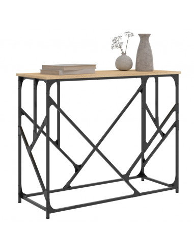 Tavolo Consolle Rovere Sonoma 100x40x80 cm in Legno Multistrato