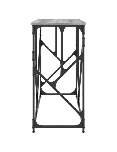Tavolo Consolle Grigio Sonoma 100x40x80 cm in Legno Multistrato