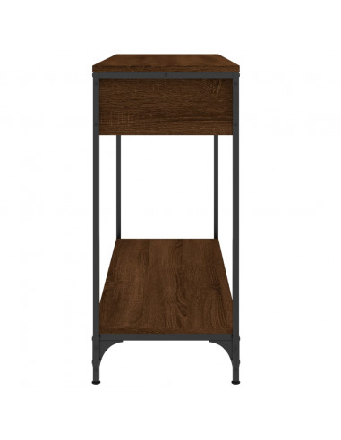 Tavolo Consolle Rovere Marrone 100x34,5x75 cm Legno Multistrato
