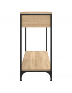 Tavolino Consolle Rovere Sonoma 100x34,5x75cm Legno Multistrato 2