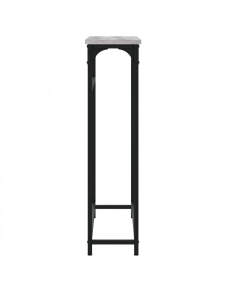 Tavolino Consolle Grigio Sonoma 75x19,5x75 cm Legno Multistrato