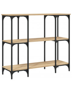 Tavolino Consolle Rovere Sonoma 102x35x90 cm Legno Multistrato 2