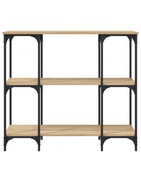 Tavolino Consolle Rovere Sonoma 102x35x90 cm Legno Multistrato