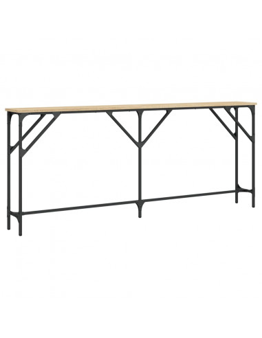 Tavolo Consolle Rovere Sonoma 180x23x75 cm in Legno Multistrato