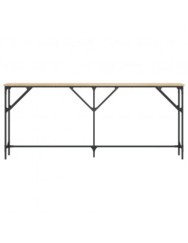 Tavolo Consolle Rovere Sonoma 180x23x75 cm in Legno Multistrato