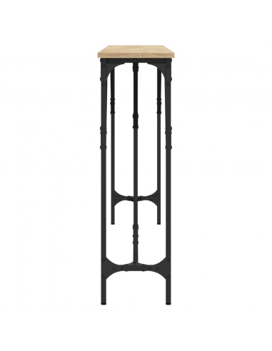 Tavolo Consolle Rovere Sonoma 180x23x75 cm in Legno Multistrato