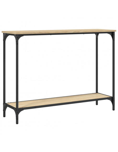 Tavolino Consolle Rovere Sonoma 101x30,5x75cm Legno Multistrato
