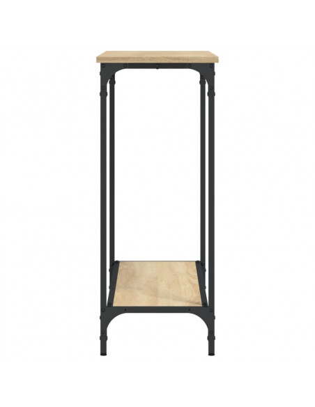 Tavolino Consolle Rovere Sonoma 101x30,5x75cm Legno Multistrato