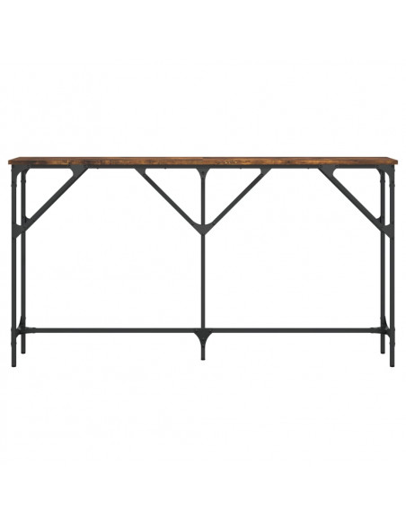 Tavolo Consolle Rovere Fumo 140x23x75 cm in Legno Multistrato
