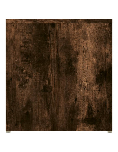 Tavolino Rovere Fumo 59x36x38 cm in Legno Multistrato