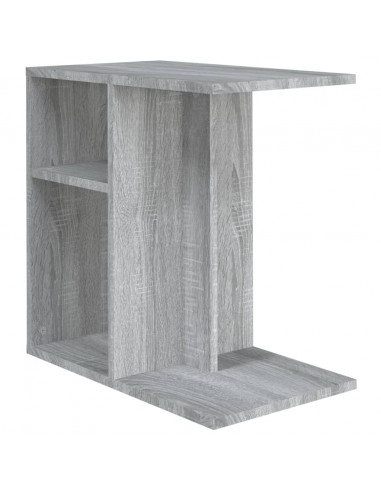 Tavolino Grigio Sonoma 50x30x50 cm Legno Multistrato