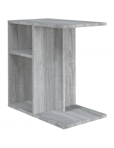 Tavolino Grigio Sonoma 50x30x50 cm Legno Multistrato