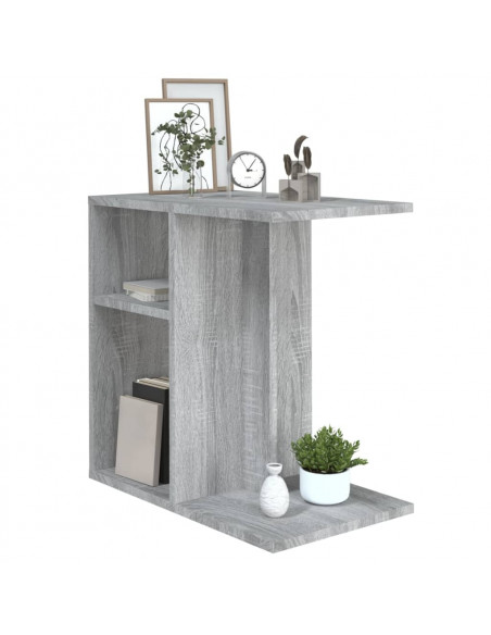 Tavolino Grigio Sonoma 50x30x50 cm Legno Multistrato