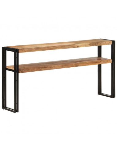 Tavolo Consolle 150x30x75 cm in Legno Massello di Acacia