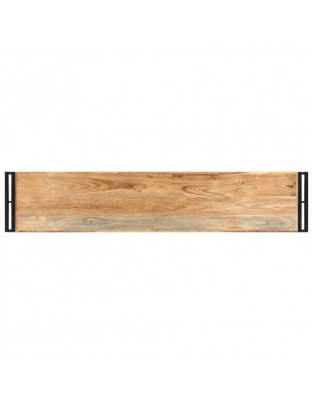 Tavolo Consolle 150x30x75 cm in Legno Massello di Acacia