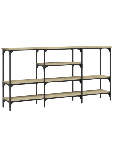 Tavolo Consolle Rovere Sonoma 160x29x80 cm in Legno Multistrato