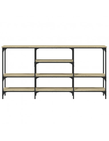 Tavolo Consolle Rovere Sonoma 160x29x80 cm in Legno Multistrato