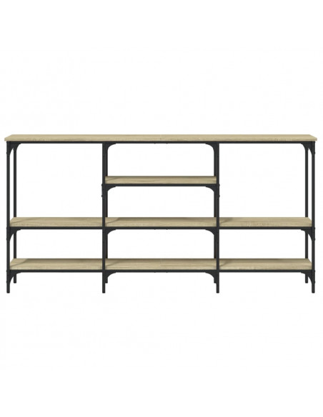 Tavolo Consolle Rovere Sonoma 160x29x80 cm in Legno Multistrato