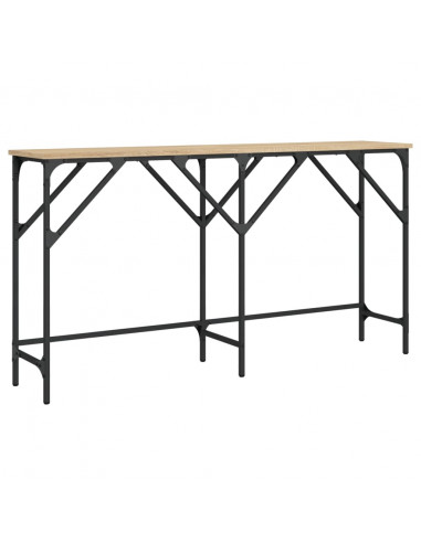 Tavolo Consolle Rovere Sonoma 140x29x75 cm in Legno Multistrato