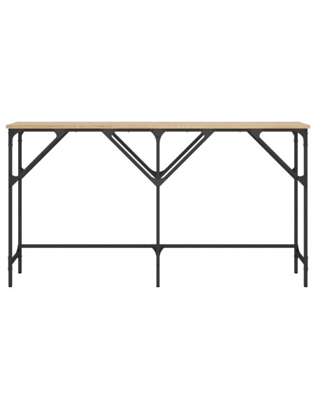 Tavolo Consolle Rovere Sonoma 140x29x75 cm in Legno Multistrato