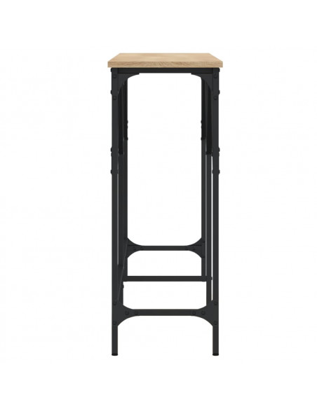Tavolo Consolle Rovere Sonoma 140x29x75 cm in Legno Multistrato