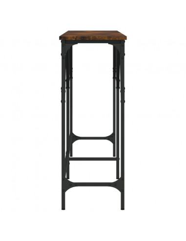 Tavolo Consolle Rovere Fumo 180x29x75 cm in Legno Multistrato