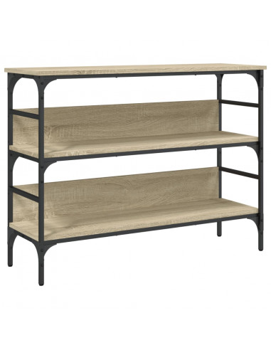 Tavolo Consolle Rovere Sonoma 100x32x75 cm in Legno Multistrato