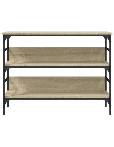 Tavolo Consolle Rovere Sonoma 100x32x75 cm in Legno Multistrato