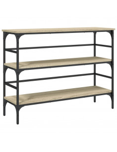 Tavolo Consolle Rovere Sonoma 100x32x75 cm in Legno Multistrato 2