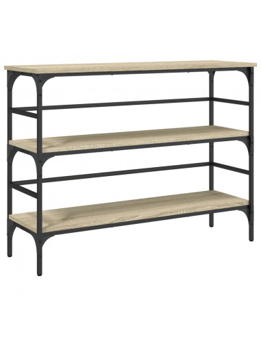 Tavolo Consolle Rovere Sonoma 100x32x75 cm in Legno Multistrato