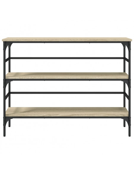 Tavolo Consolle Rovere Sonoma 100x32x75 cm in Legno Multistrato