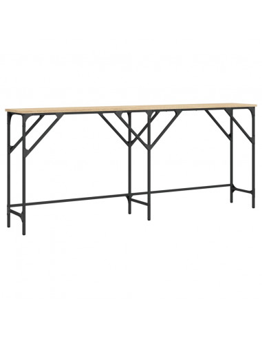 Tavolo Consolle Rovere Sonoma 180x29x75 cm in Legno Multistrato