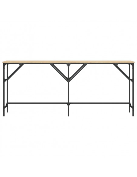 Tavolo Consolle Rovere Sonoma 180x29x75 cm in Legno Multistrato