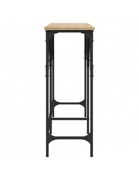 Tavolo Consolle Rovere Sonoma 180x29x75 cm in Legno Multistrato