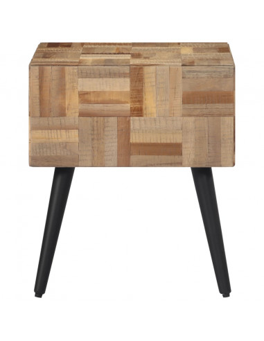 Tavolino 40x40x45 cm Teak Massello di Recupero