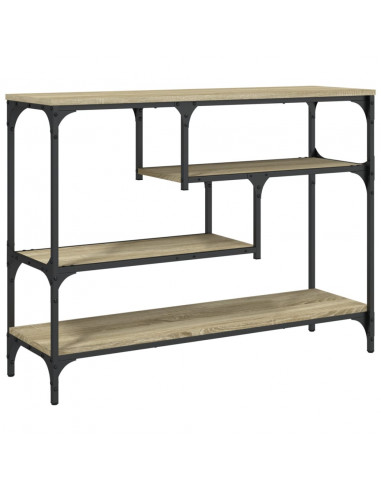 Tavolo Consolle Rovere Sonoma 100x30x75 cm in Legno Multistrato