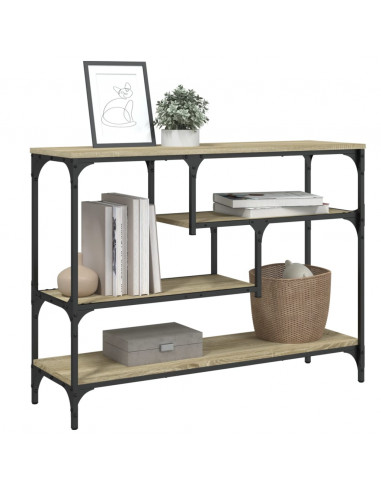 Tavolo Consolle Rovere Sonoma 100x30x75 cm in Legno Multistrato