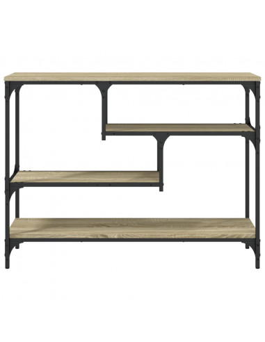 Tavolo Consolle Rovere Sonoma 100x30x75 cm in Legno Multistrato