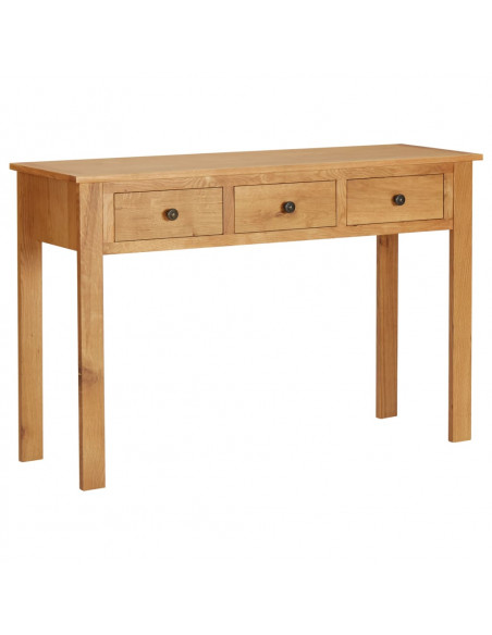 Tavolo da Trucco 110x40x75 cm in Legno Massello di Rovere