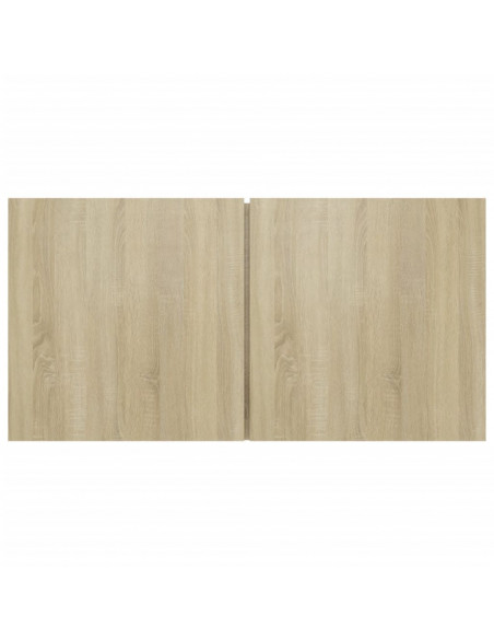 Set di Mobili Porta TV 4 pz Rovere Sonoma in Legno Multistrato