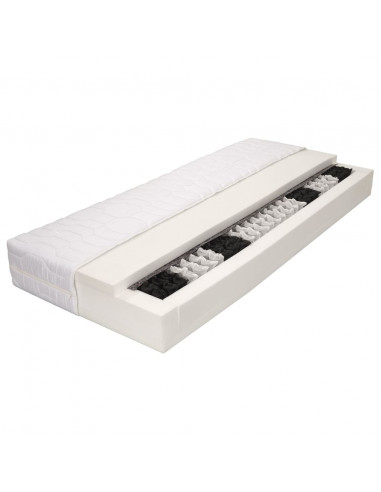Materasso 140x200 cm 7 Zone a Molle Insacchettate 20 cm H2