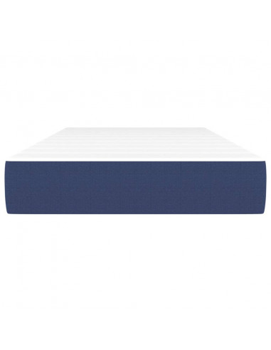 Materasso a Molle Insacchettate Blu 100x200x20 cm in Tessuto