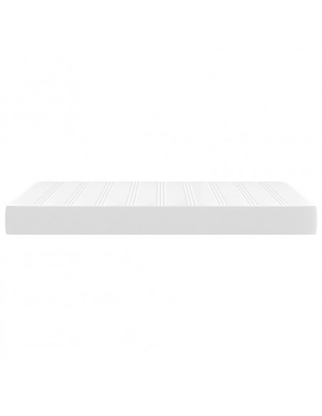 Materasso a Molle Bianco 120x200x20 cm in Similpelle