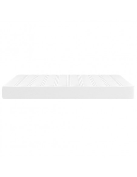 Materasso a Molle Bianco 140x190x20 cm in Similpelle