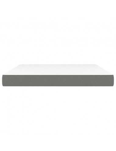 Materasso a Molle Insacchettate Grigio Scuro 160x200x20 cm