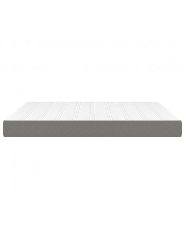 Materasso a Molle Insacchettate Grigio Scuro 160x200x20 cm