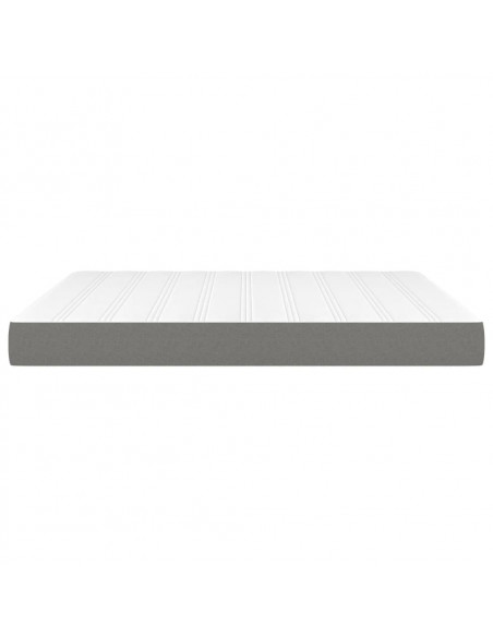 Materasso a Molle Insacchettate Grigio Scuro 160x200x20 cm